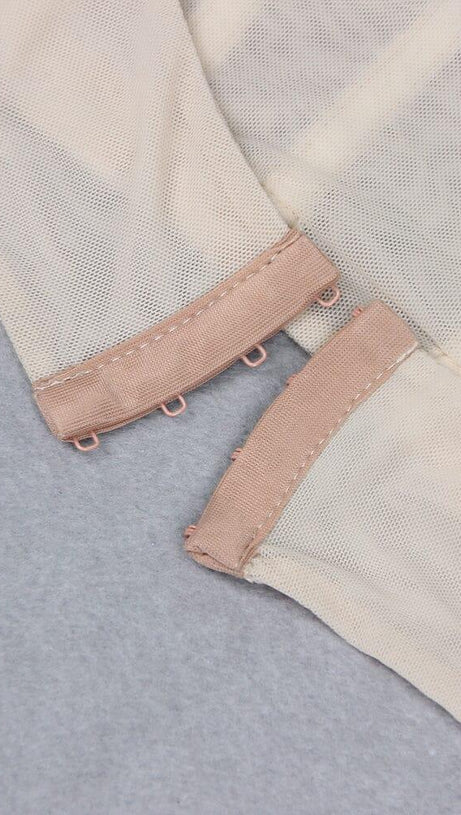 EMBELLISHED PERSPECTIVE TWO PIECE SET IN WHITE