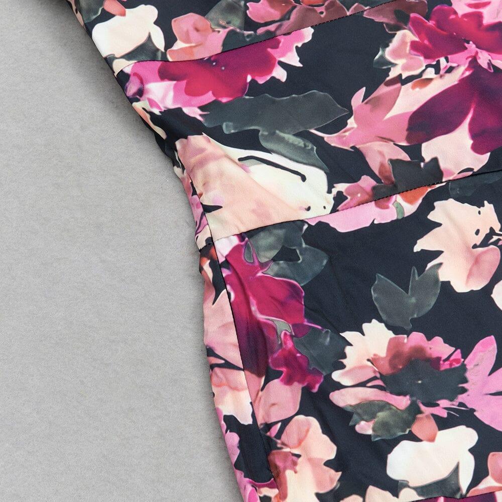 AIIZIE FLORAL PRINT SPLIT THIGH CAMI DRESS - product image