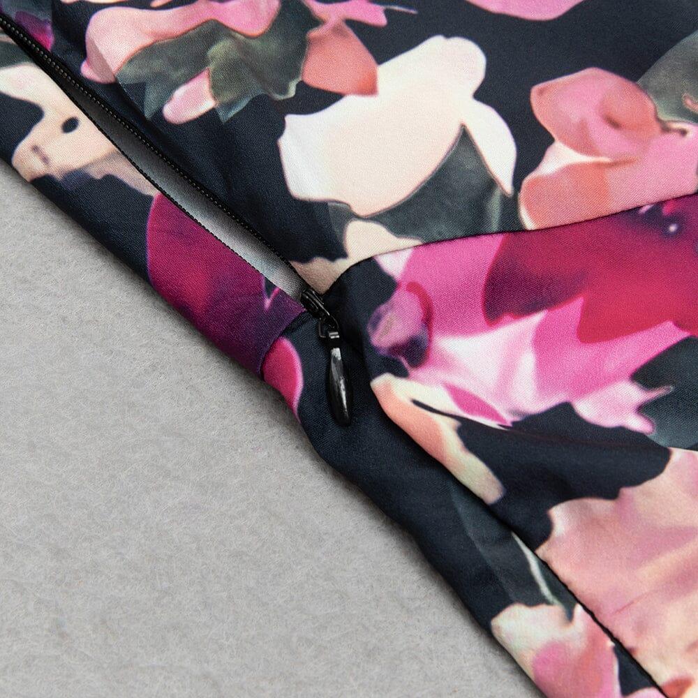AIIZIE FLORAL PRINT SPLIT THIGH CAMI DRESS - product image