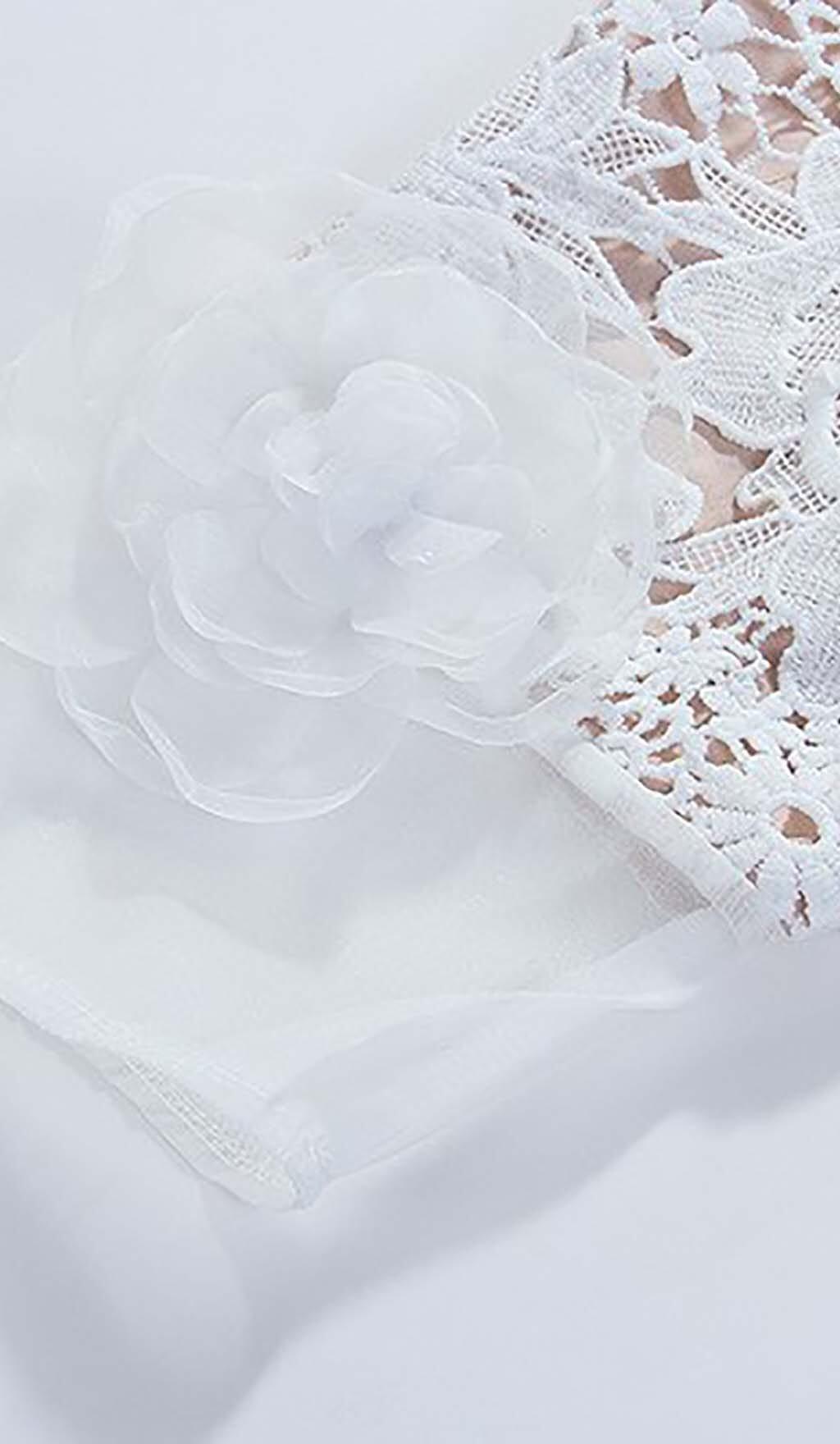 Hand embroidery aline midi dress