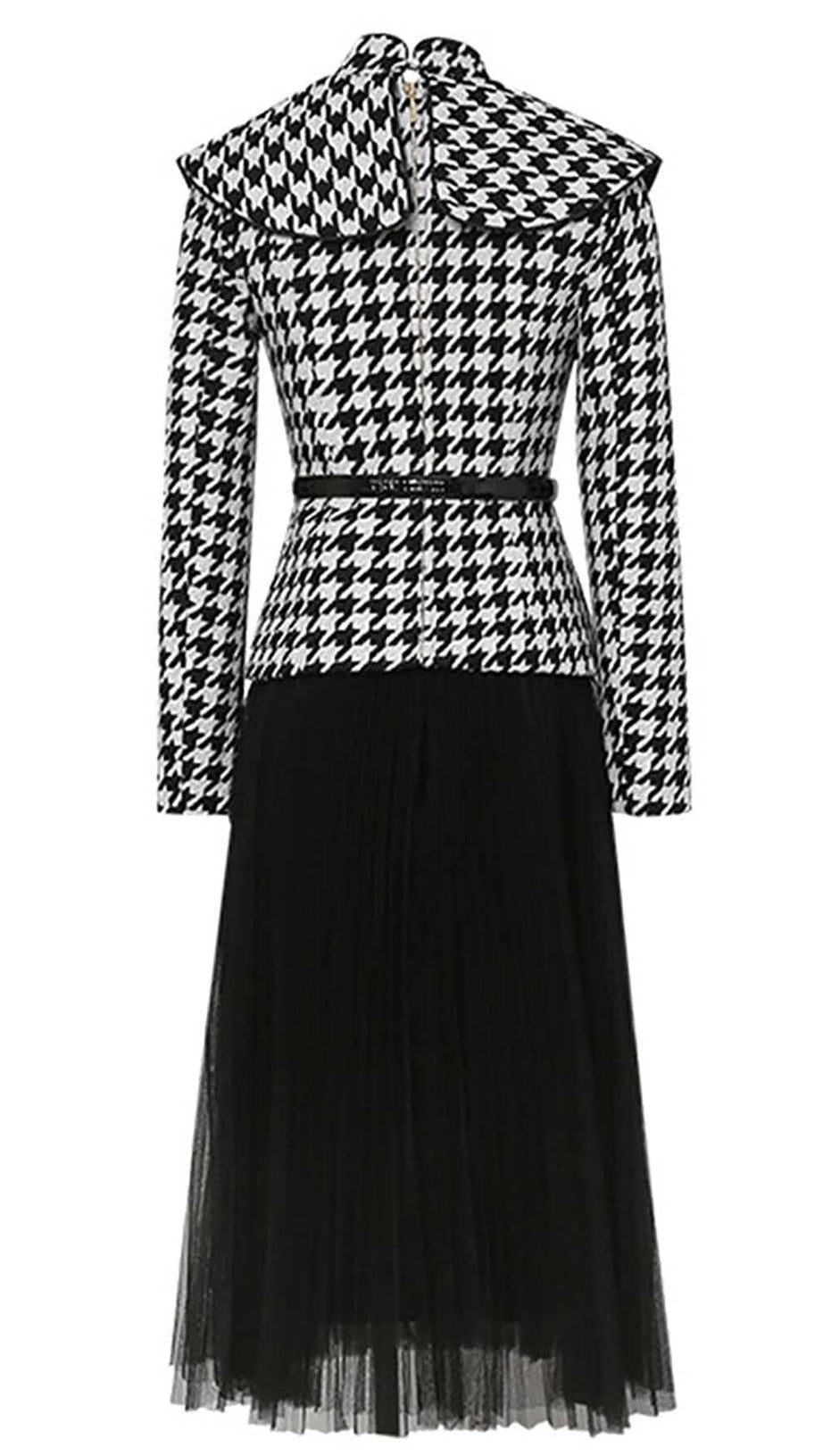 ABITO GIACCA CON COLLO ALTO A MANICHE LUNGHE