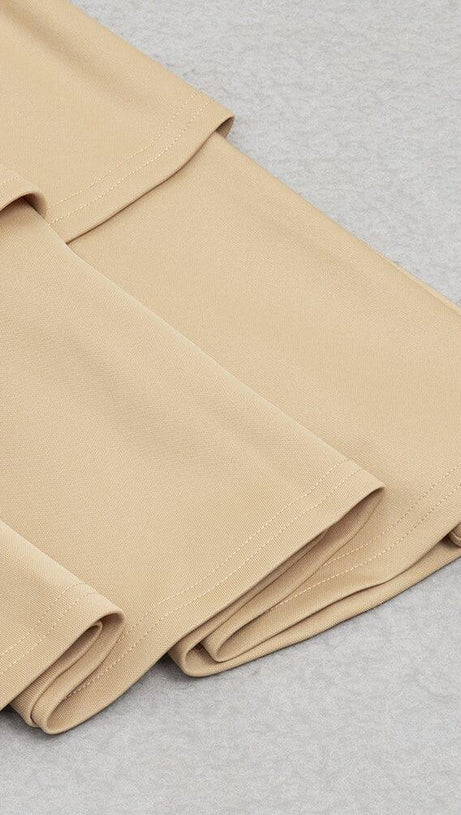 ABITO MIDI A SIRENA MONOSPALLA IN CACHI