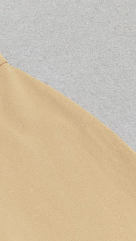 ABITO MIDI A SIRENA MONOSPALLA IN CACHI