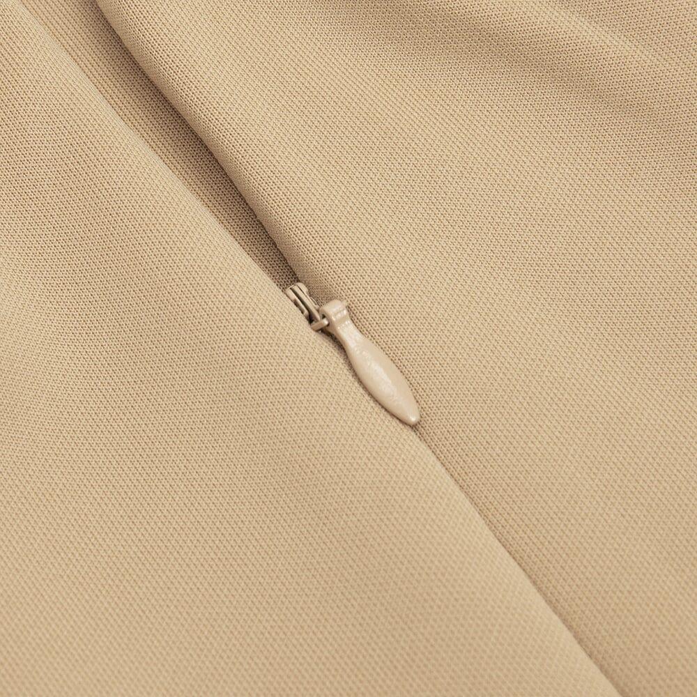 AIIZIE ONE-SHOULDER MERMAID MIDI DRESS IN KHAKI - product image