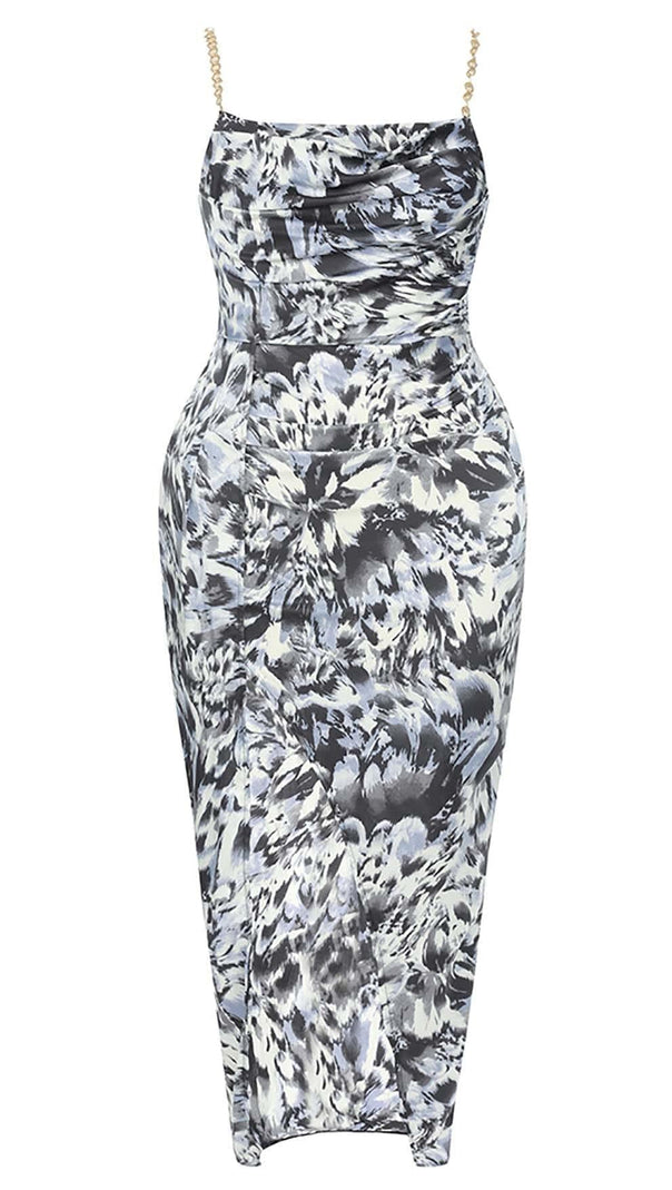 AIIZIE PLUS SIZE ALLOVER PRINT CAMI MIDI DRESS - product image