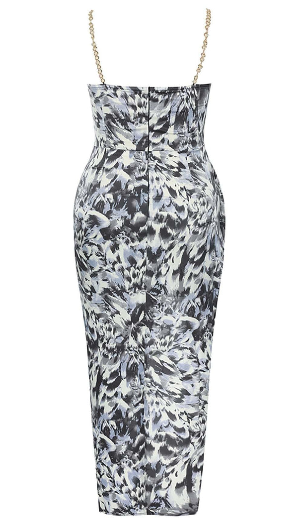 AIIZIE PLUS SIZE ALLOVER PRINT CAMI MIDI DRESS - product image