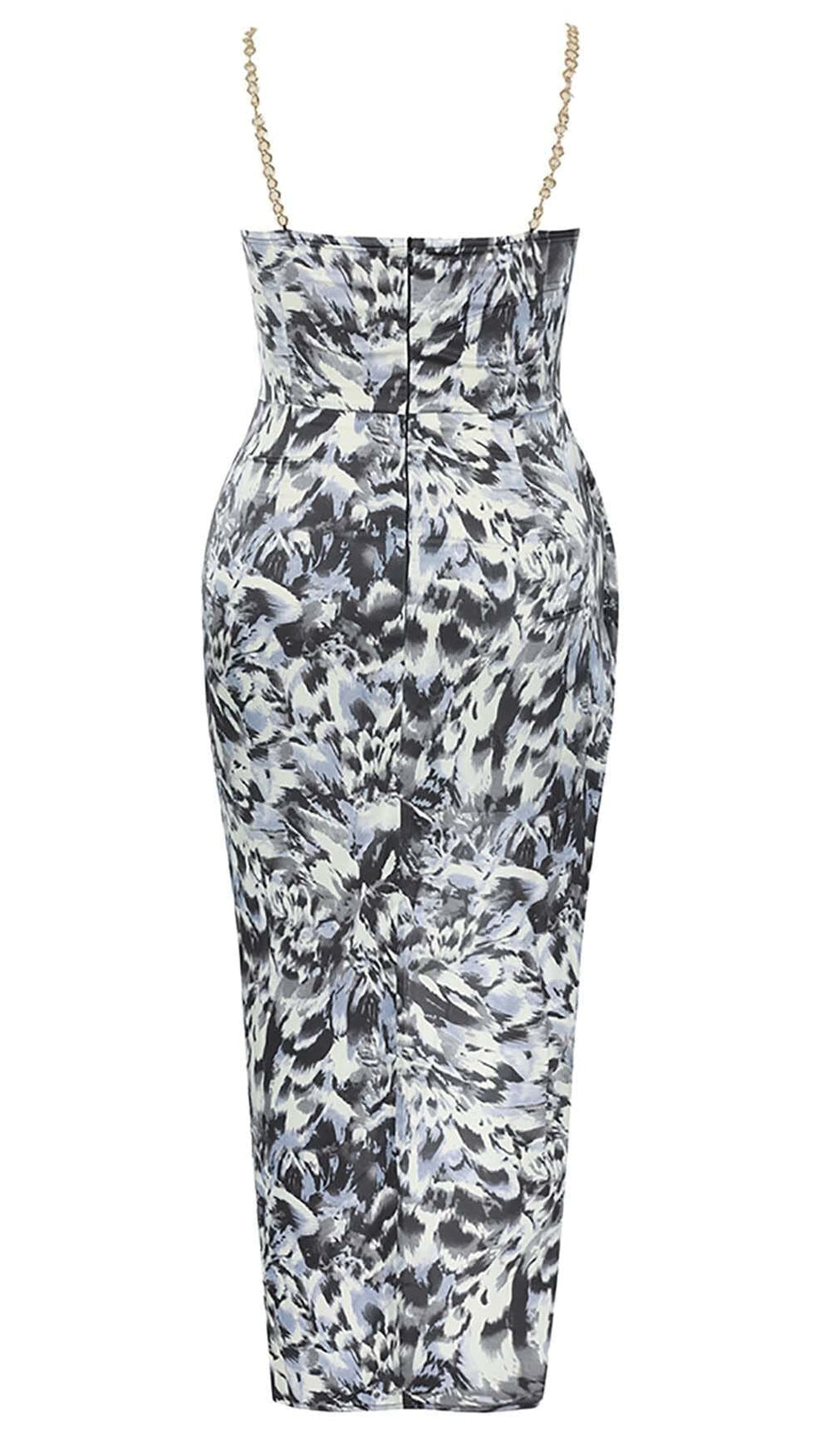PLUS SIZE ALLOVER PRINT CAMI MIDI DRESS