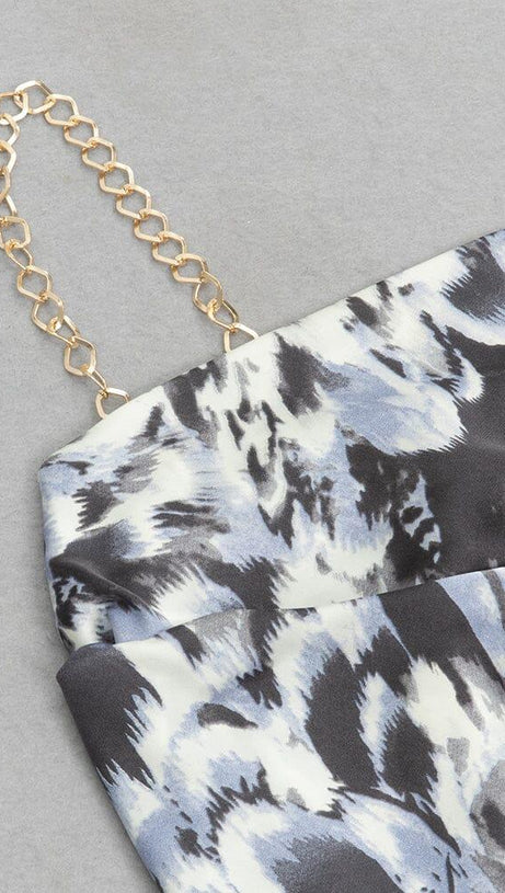 PLUS SIZE ALLOVER PRINT CAMI MIDI DRESS