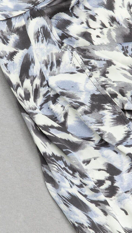 PLUS SIZE ALLOVER PRINT CAMI MIDI DRESS