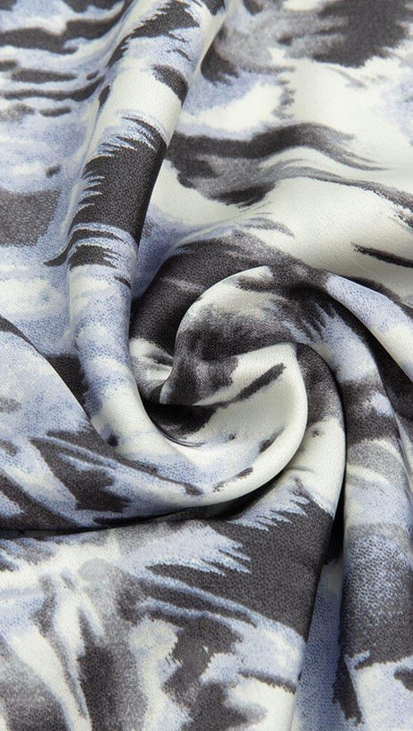 PLUS SIZE ALLOVER PRINT CAMI MIDI DRESS