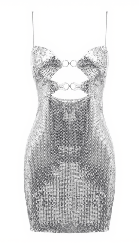 Rafaella – Figurbetontes Minikleid mit Paillettenverzierung