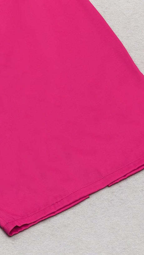 ABITO CORSETTO CON SPALLINE IN RASO ROSSO