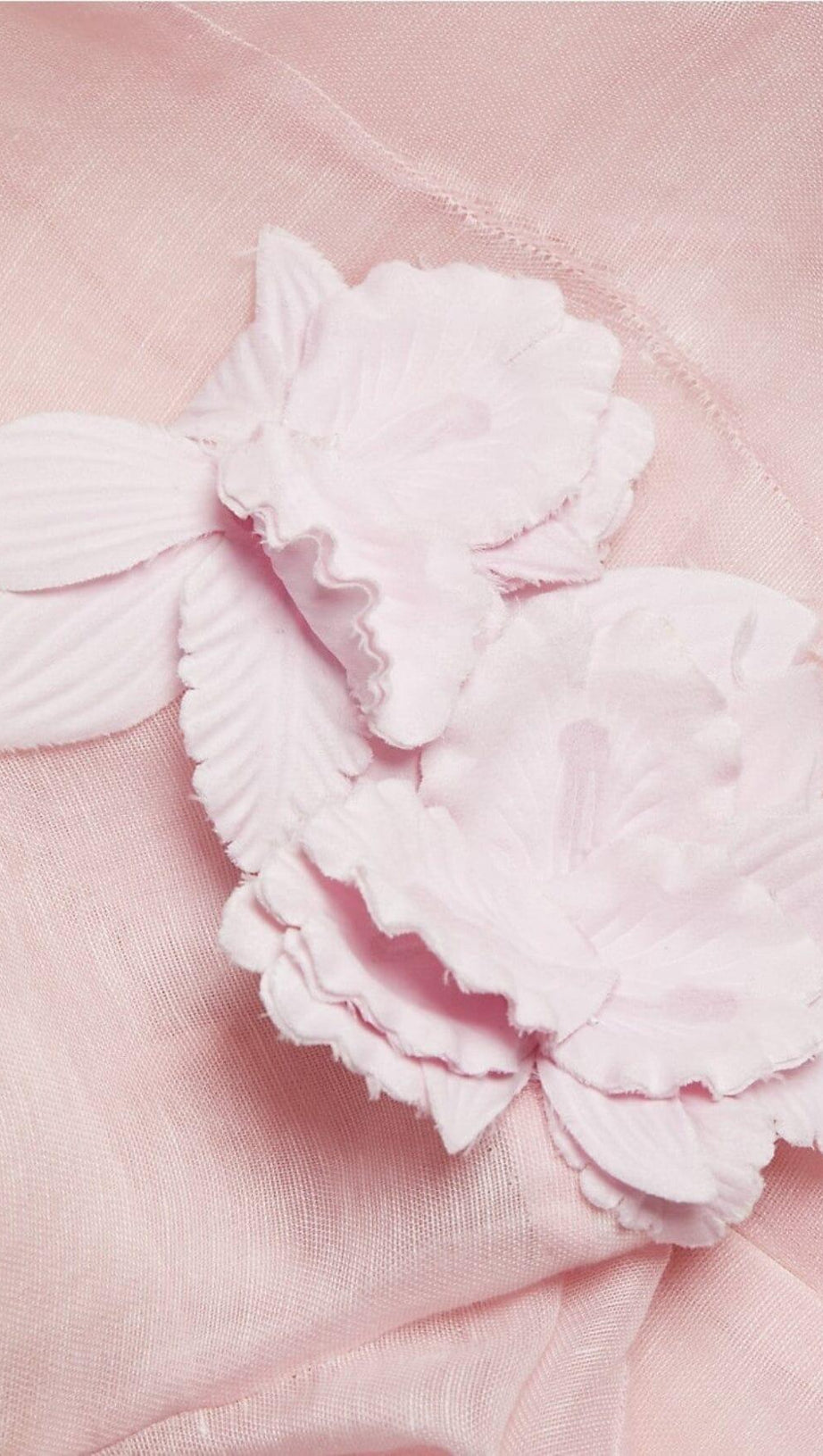 BETTY FLORAL APPLIQUÉD MESH DRESS