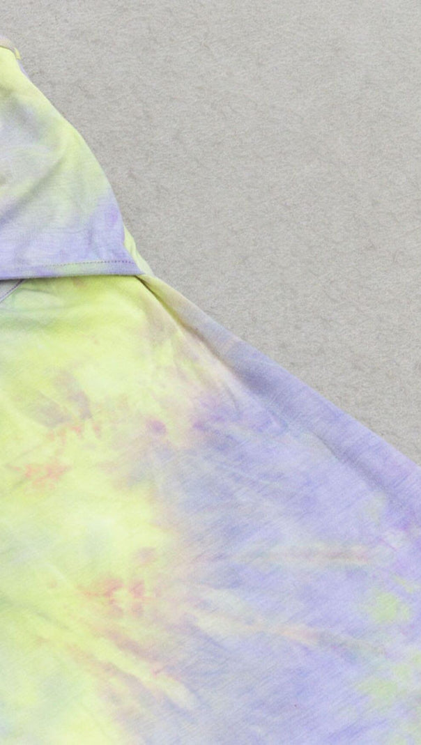 AIIZIE CUT OUT MERMAID HEM DRESS IN MULTI COLOR - product image