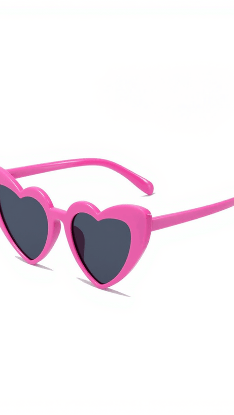 Flavia Herzbrille in Pink