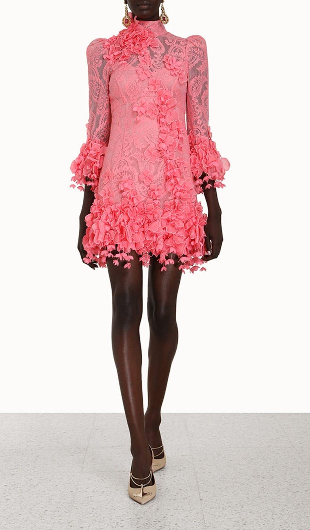 HIGH TIDE SPITZEN-MINIKLEID IN ROT