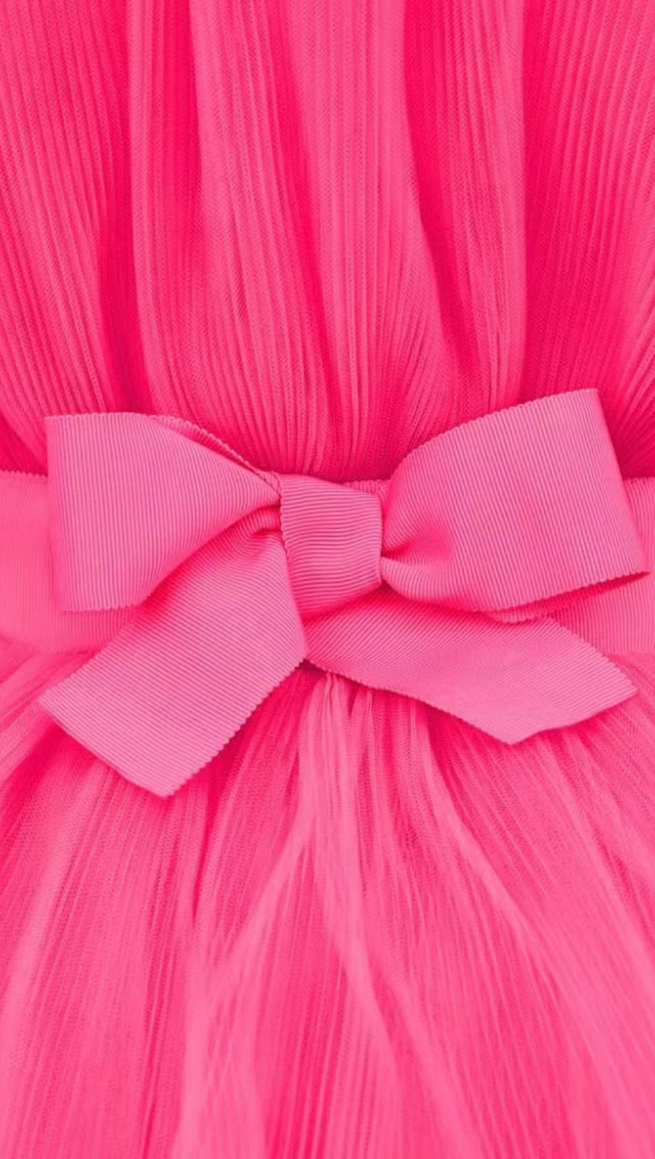 LAYERED STRAPLESS MINI DRESS IN HOT PINK