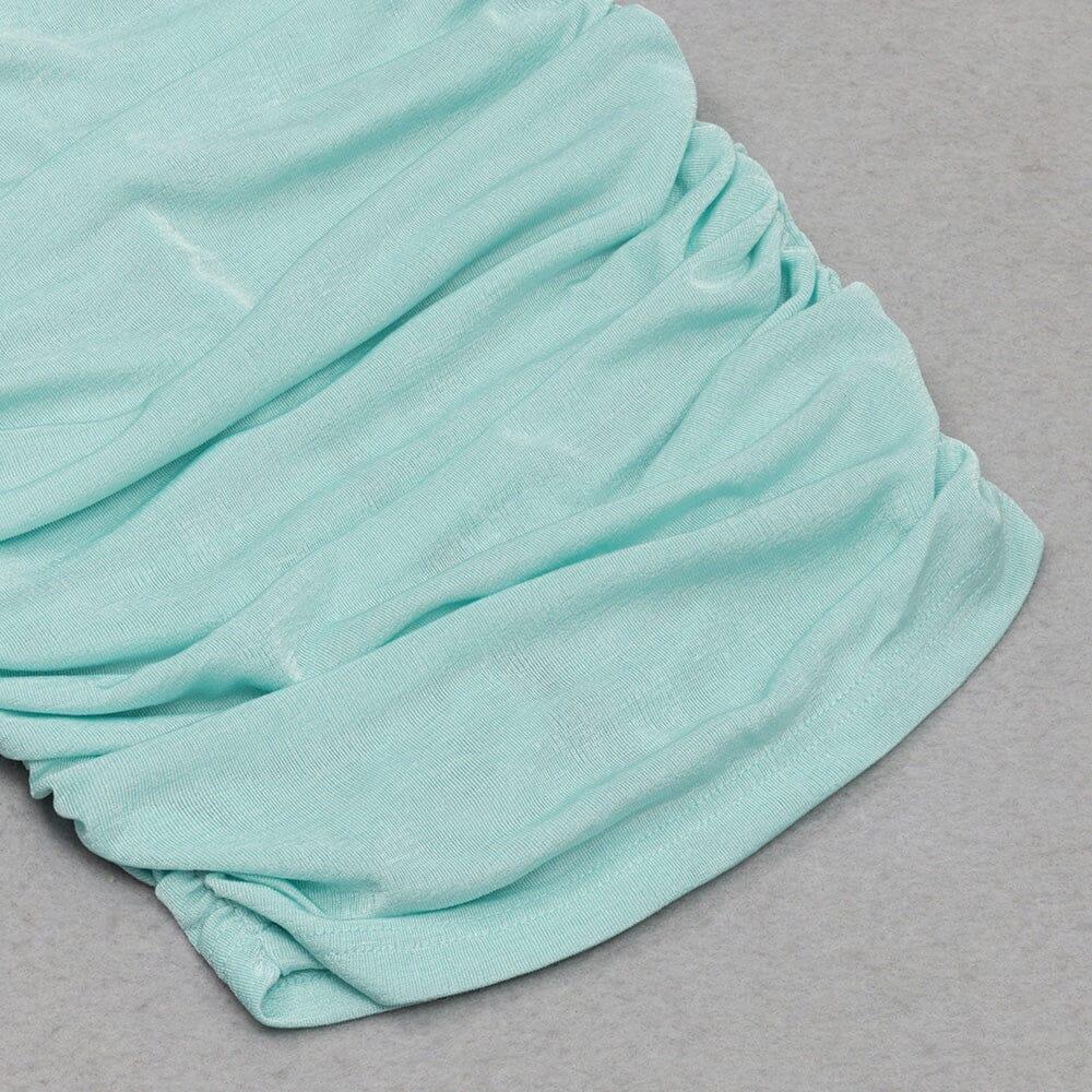 AIIZIE STRAPY WAIST-TIGHTENING CORSET DRESS IN MINT GREEN - product image