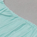 STRAPY WAIST-TIGHTENING CORSET DRESS IN MINT GREEN