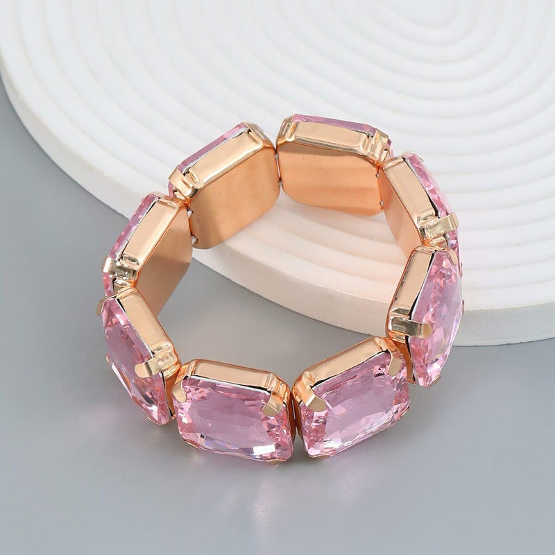 SQUARE RHINESTONE BRACELET