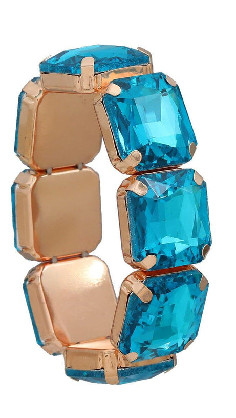 BRACCIALE CON STRASS QUADRATI