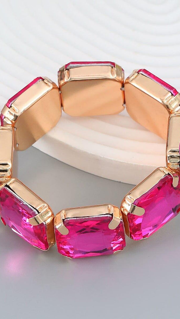 AIIZIE SQUARE RHINESTONE BRACELET - product image