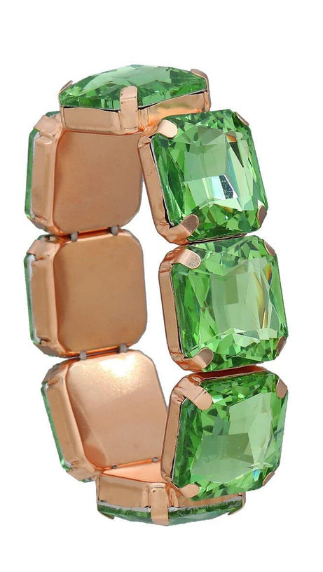 BRACCIALE CON STRASS QUADRATI