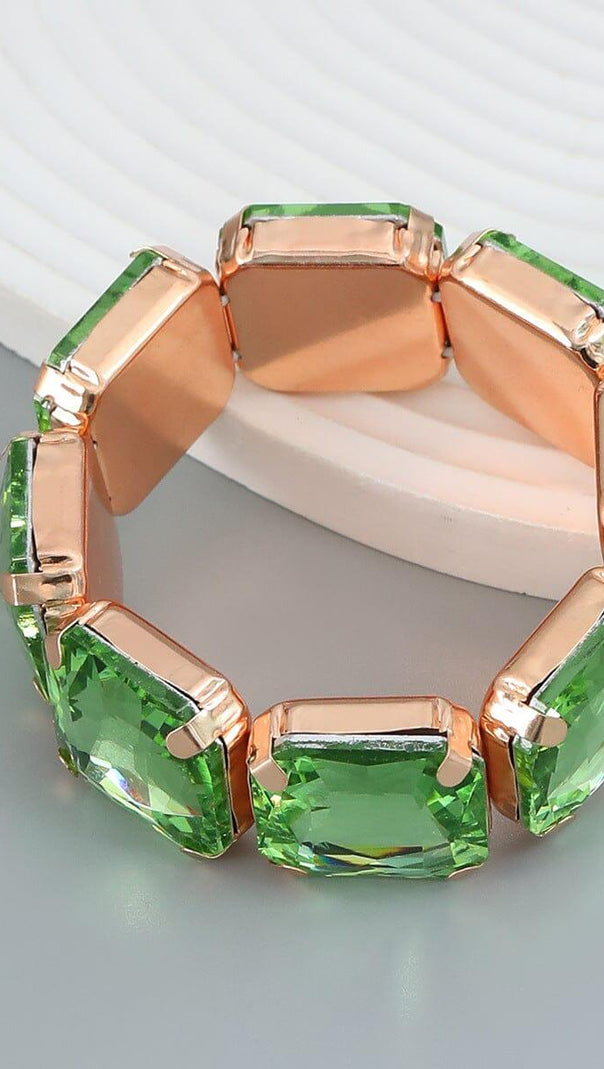 Quadratisches Strassarmband