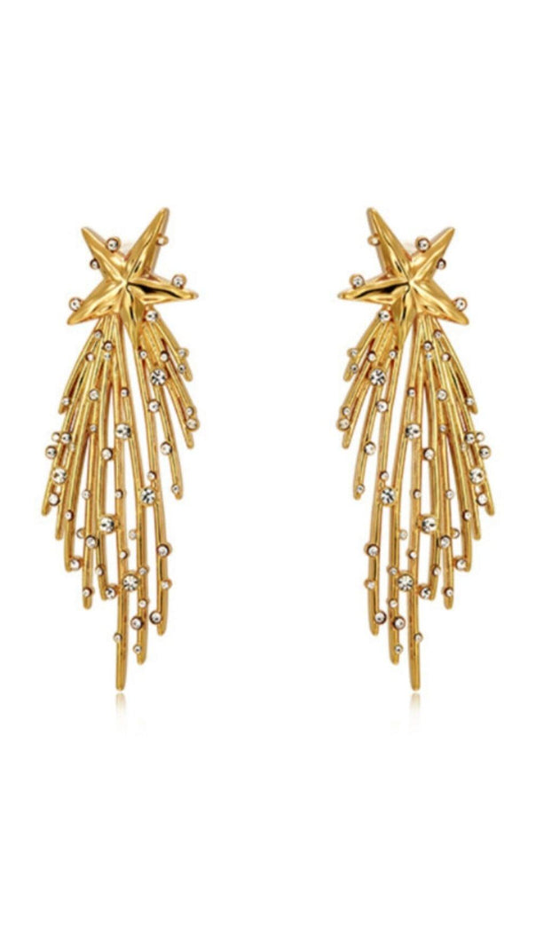 AIIZIE GOLD STARLIGHT EARRINGS - product image