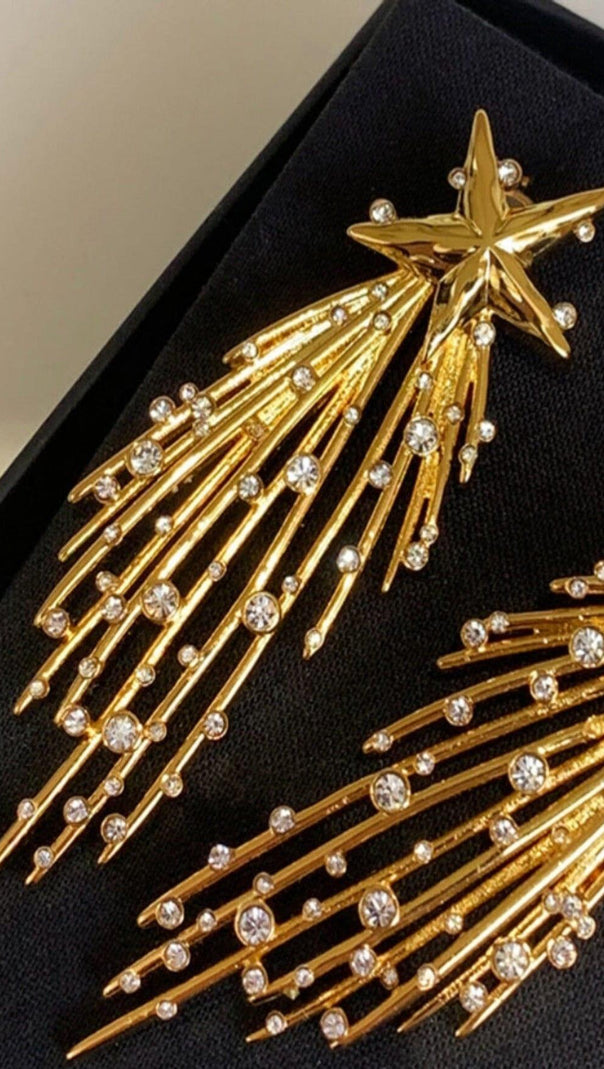 AIIZIE GOLD STARLIGHT EARRINGS - product image