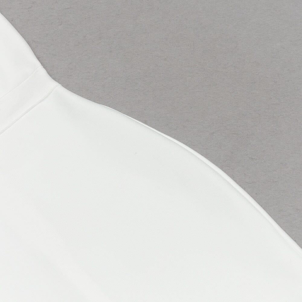 AIIZIE STRAPLESS CORSET MIDI DRESS IN WHITE - product image