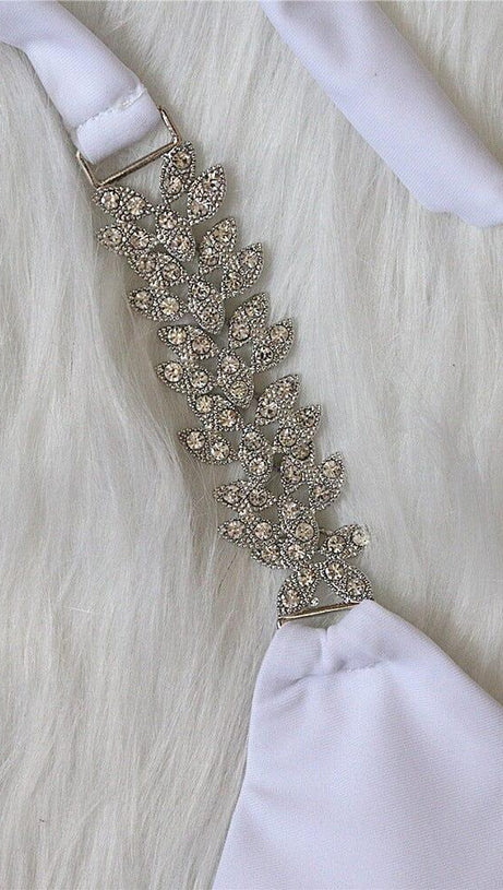 WIKI DIAMOND BIKINI - WHITE