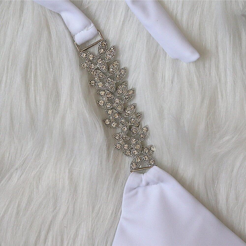 AIIZIE WIKI DIAMOND BIKINI - WHITE - product image