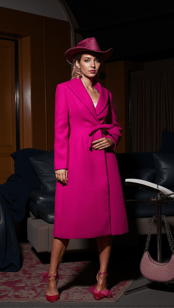 AIIZIE ZETA BOW WOOLEN COAT - product image
