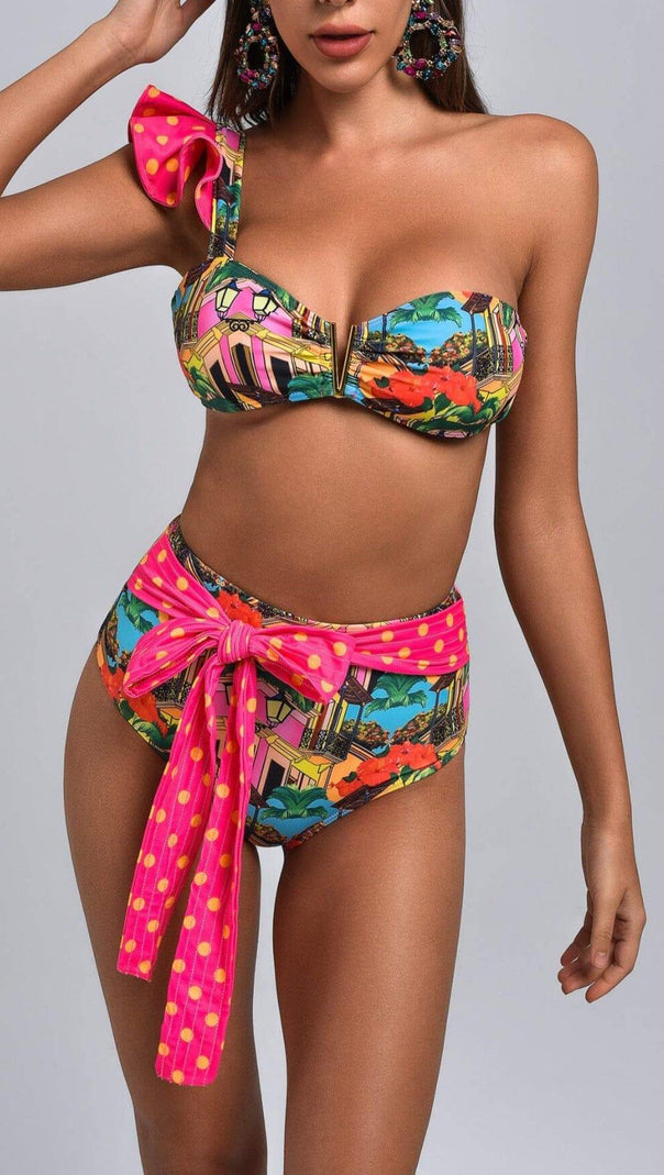 AIIZIE BRICE TROPICAL PRINTED SWIMWEAR - product image