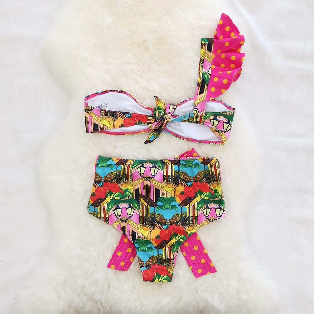 AIIZIE BRICE TROPICAL PRINTED SWIMWEAR - product image