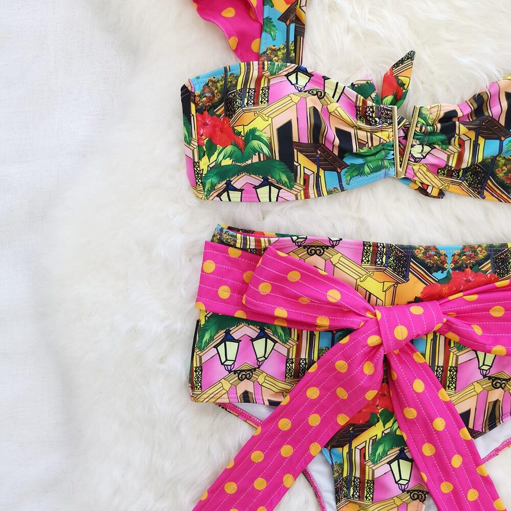AIIZIE BRICE TROPICAL PRINTED SWIMWEAR - product image