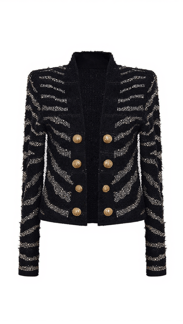 AIIZIE ENOLA BUTTON KNITTED BLAZER - product image