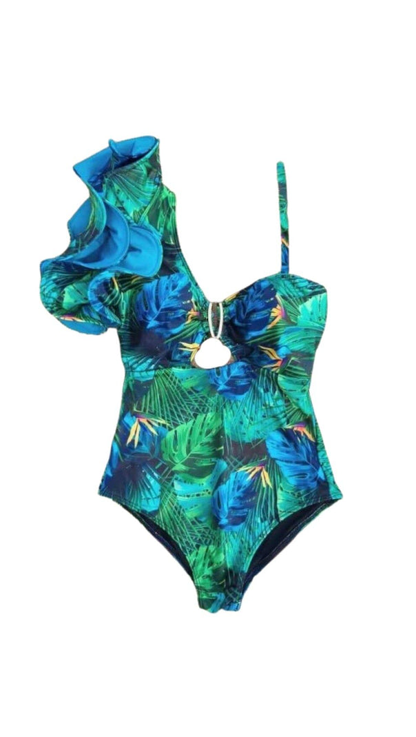 AIIZIE ELLIEE TROPICAL PRINTED SWIMWEAR - product image