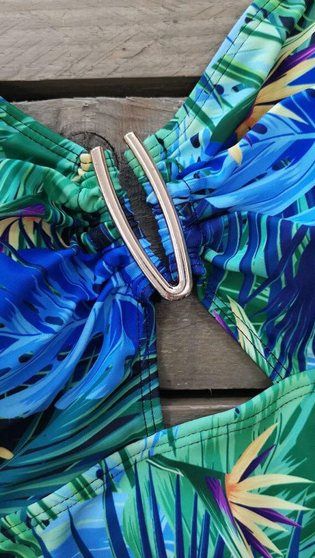 COSTUME DA BAGNO CON STAMPA TROPICALE ELLIEE