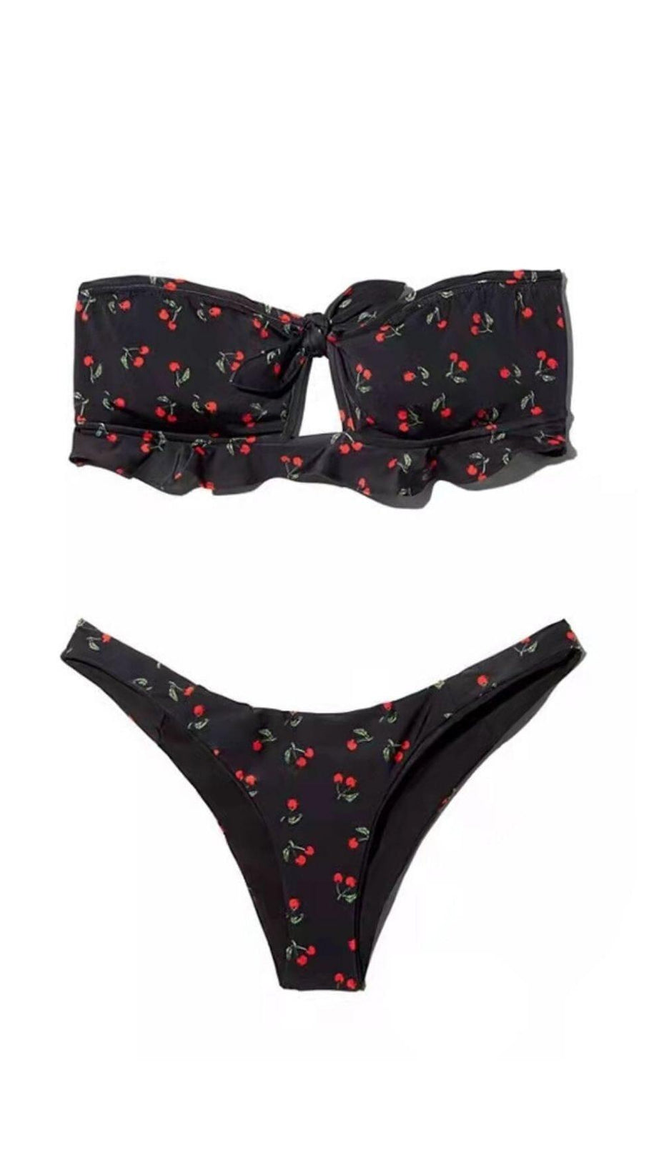 BLACK CHERRY BIKINI SUIT