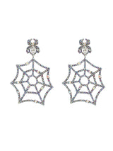 Octavia Cobweb Rhinestone Earrings