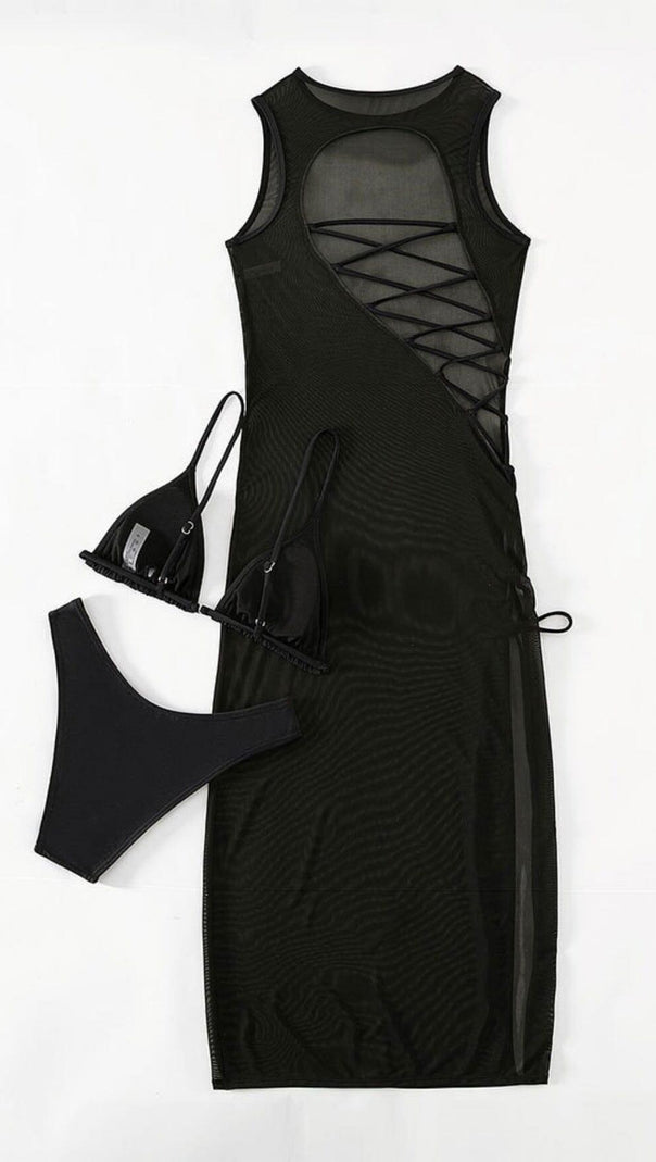 AIIZIE SMOCK THREE PIECES SWIMSUIT - product image