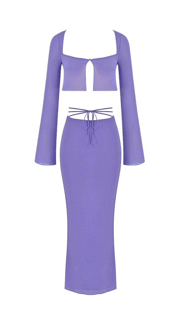 AIIZIE VIOLET CUTOUT SWIMSUIT - product image