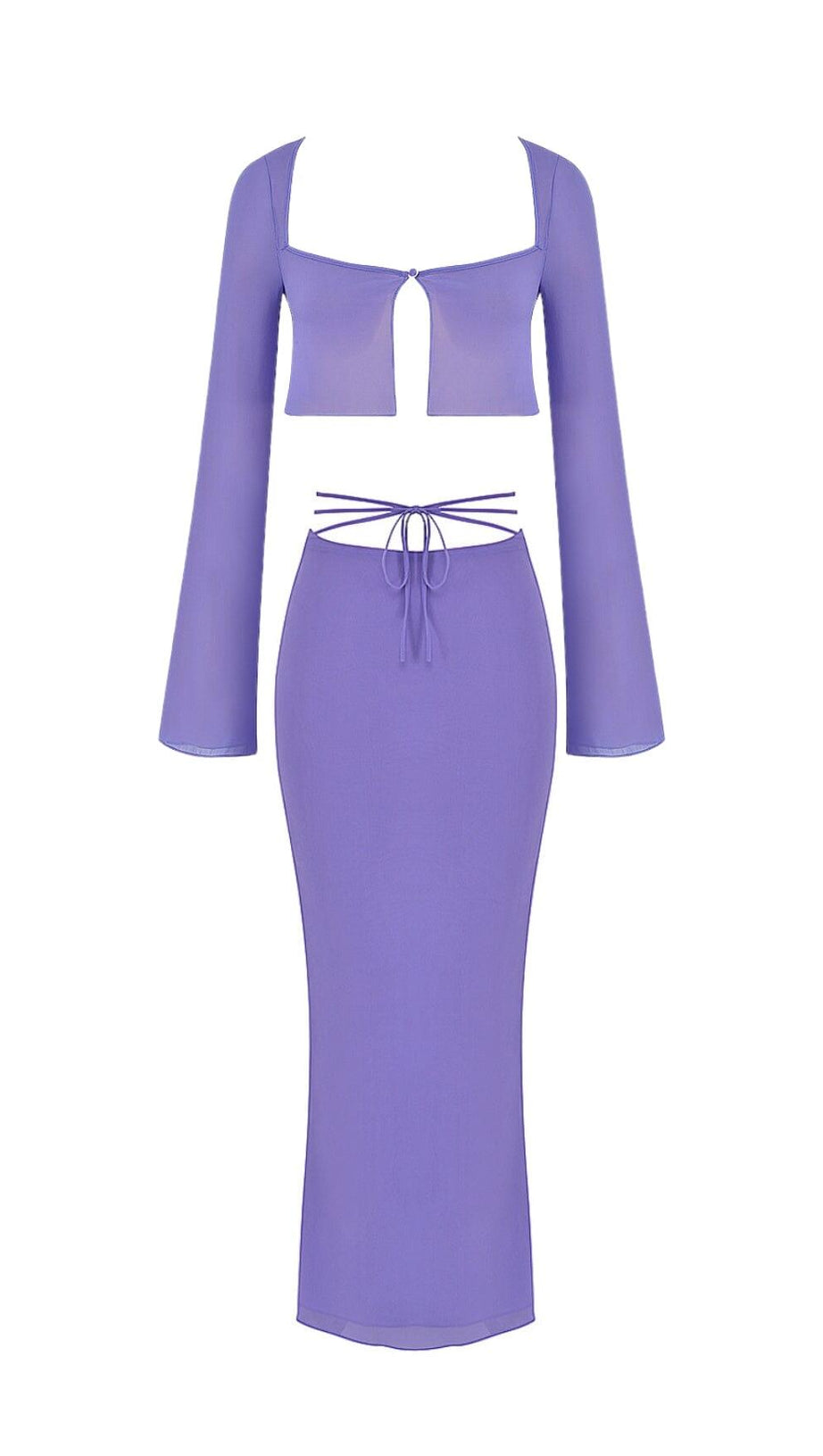 VIOLET CUTOUT SWIMSUIT