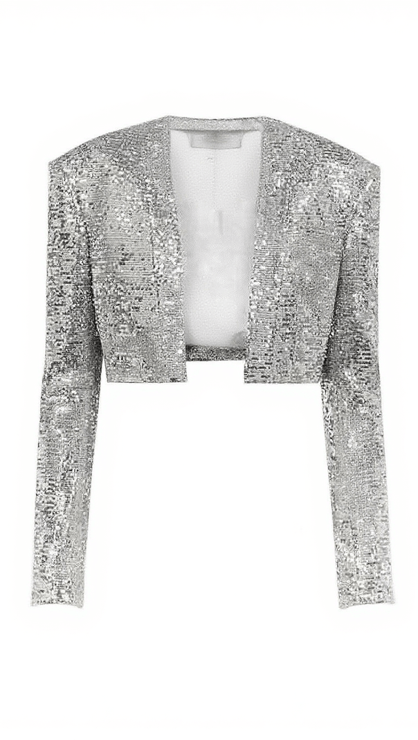 AIIZIE MONA SEQUIN EMBELLISHED CARDIGAN - product image