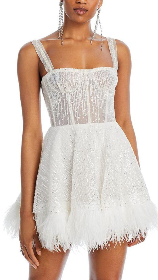 AIIZIE MADEMOISELLE BRIDAL MINI DRESS - product image