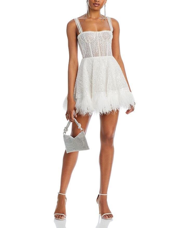 AIIZIE MADEMOISELLE BRIDAL MINI DRESS - product image