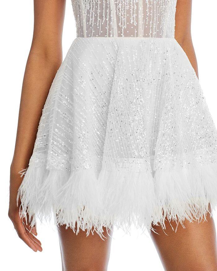 AIIZIE MADEMOISELLE BRIDAL MINI DRESS - product image