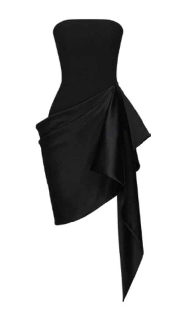AIIZIE STRAPLESS IRREGULAR MINI DRESS - product image